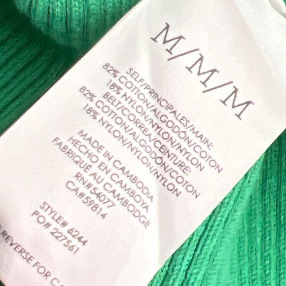 CABI Cocktail Cardigan Wrap Front V-Neck Spearmint Green Sz M #6244 EUC - Picture 6 of 6